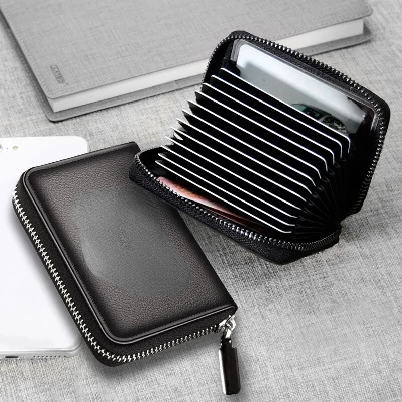 

Genuine Leather bag Driver License Business Card Holder Wallet for SsangYong Actyon Kyron Rexton Korando Tivoli Tivolan car