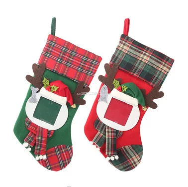 

Festival Hot Christmas Stocking Decoration Design Candy Bag Christmas Stockings Gift Bags