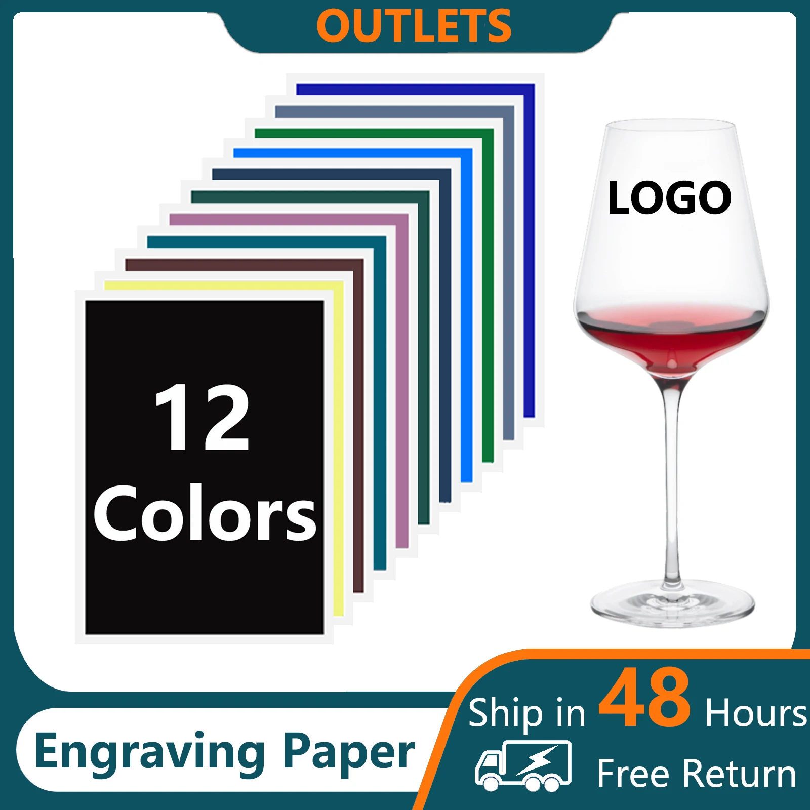 

Carved Colored Paper For CO2 Fiber Laser Marking Engraving Machine Universal Laser Color Papers 39x27CM 12 Colors for Option