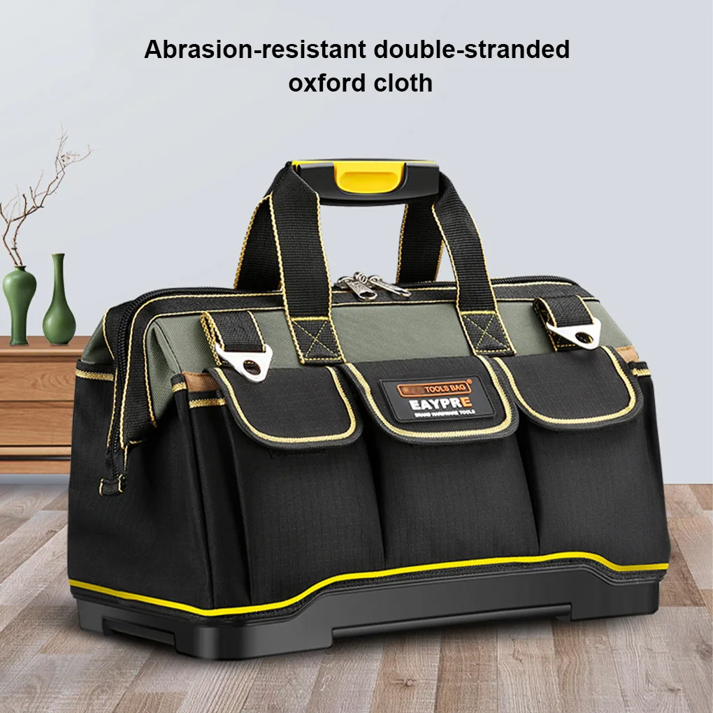 

Tools Bag Waterproof Storage Pouch with Pockets Portable Toolkit Screwdriver Multimeter Tape Measure Organizer