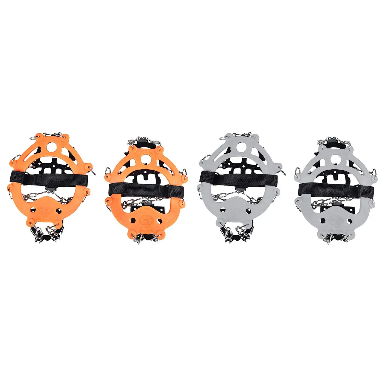 

1 Pair Ice Snow Crampons Snow Grips 12 tooths Shoes Cover for Shoes 44-47 for Mountaineering Outdoor Walking Fishing Snow Boot