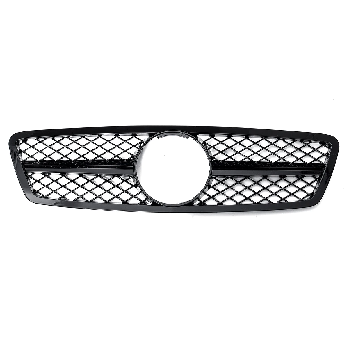 

Car Front Bumper Grille Grill Glossy Black for C-Class W203 C280 C320 C240 C200 C63 2000-2006