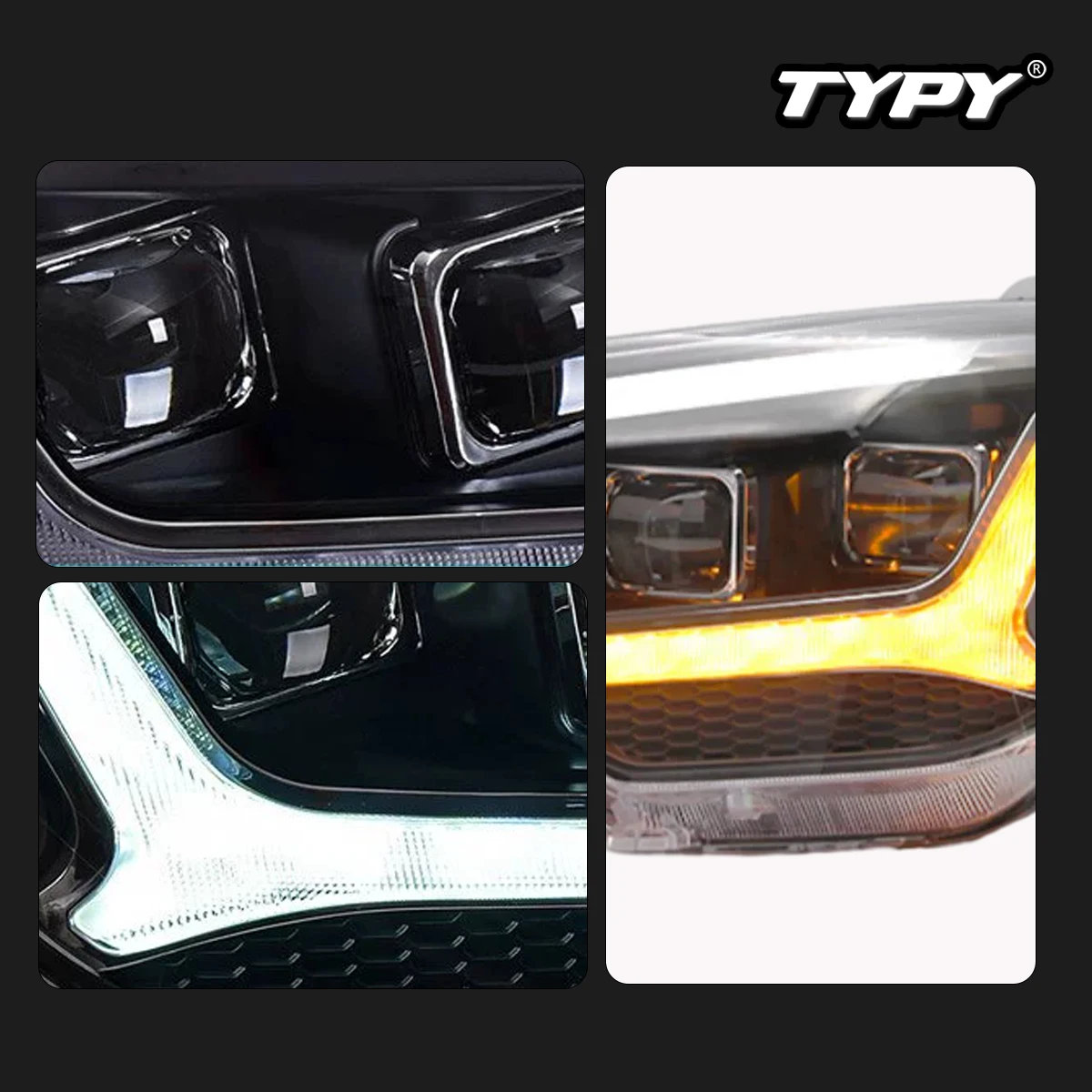 Автомобильные фары TYPY для Hyundai IX35 2018-2020 светодиодный автомобильные лампы дневные