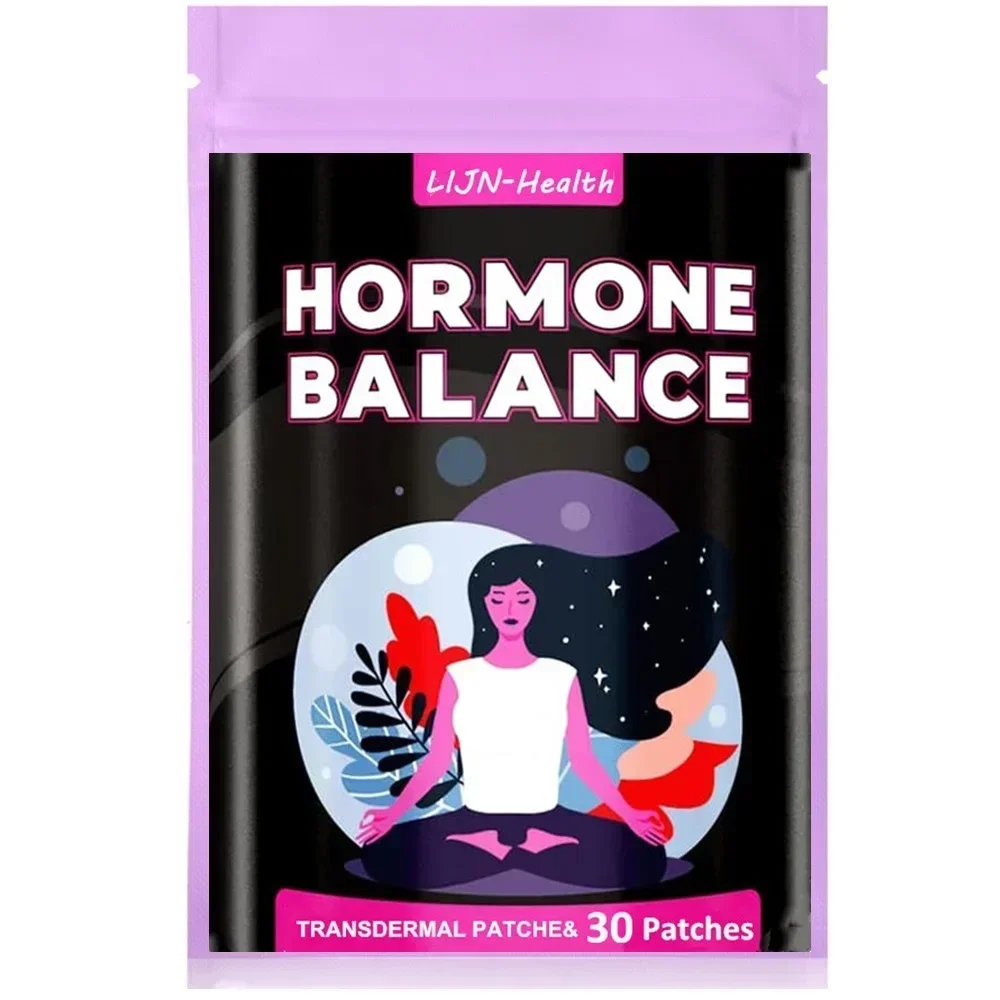 Прозрачные пластыри Hormone Balance для снятия усталости качелей на настроение