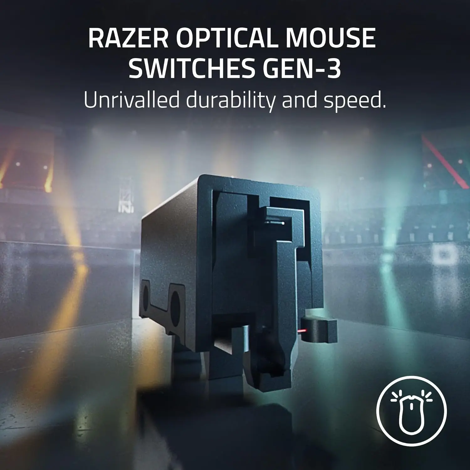 Фото Беспроводная игровая мышь DeathAdder V3 HyperSpeed, легкая (55 г), программируемая мышь Razer, мышь с длительным сроком службы №4