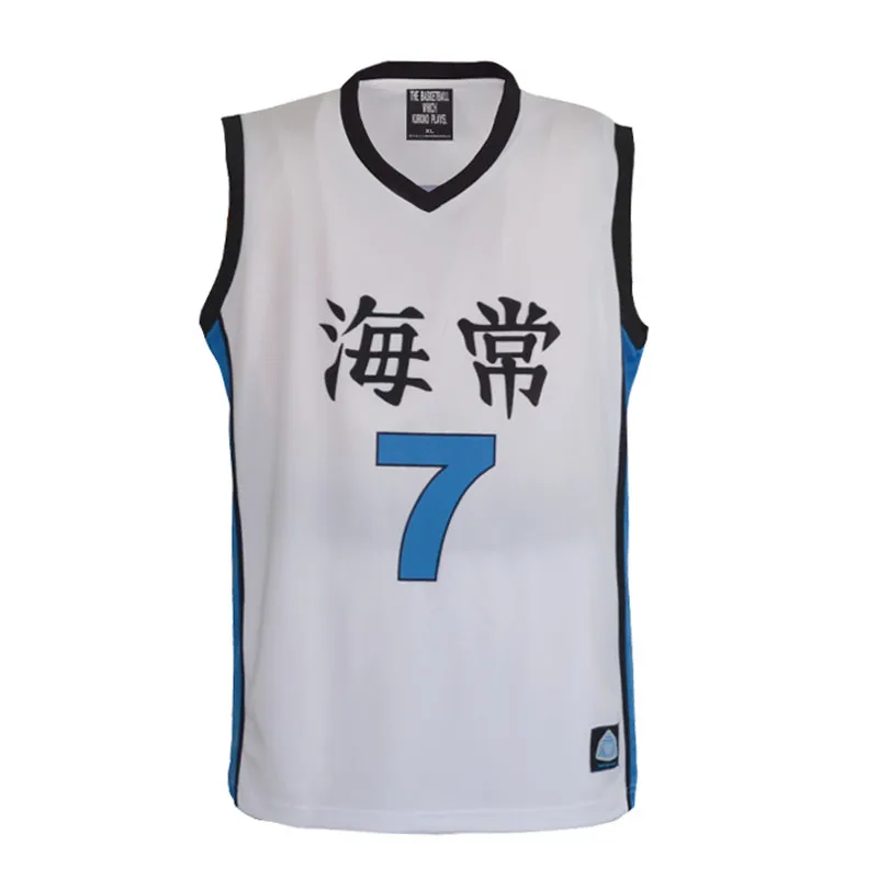 Новая футболка Аниме Kuroko No Basuke KAIJO кисэ рёта 7 # костюм баскетбольная Косплей форма