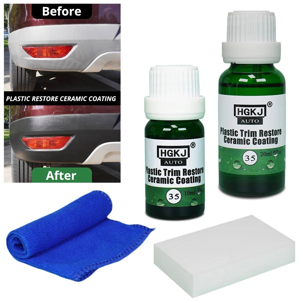 

HGKJ-35-10ml/20ml Car Interior Leather Plastic Retreading Agent Maintenance Cleaner Refurbisher care car polish paint cleaning