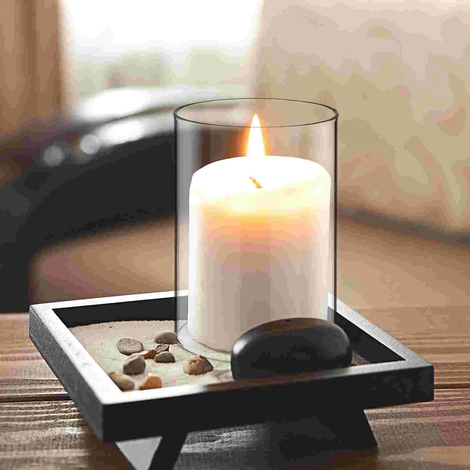 2 шт. держатель абажура принадлежности для ламп стеклянный цитиндр прозрачная