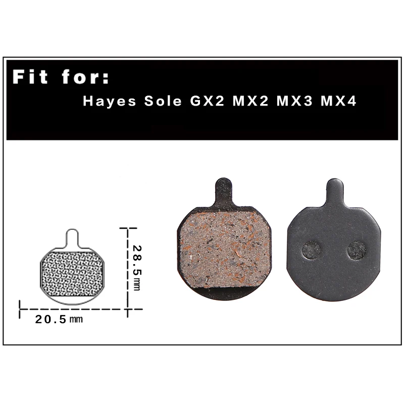 Гидравлические дисковые Тормозные колодки для горного велосипеда 1 пара