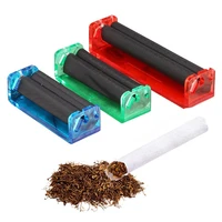 7078110mm portable smoking accessories manual joint maker plastic tobacco rolling making machine easy cigarette hand roller