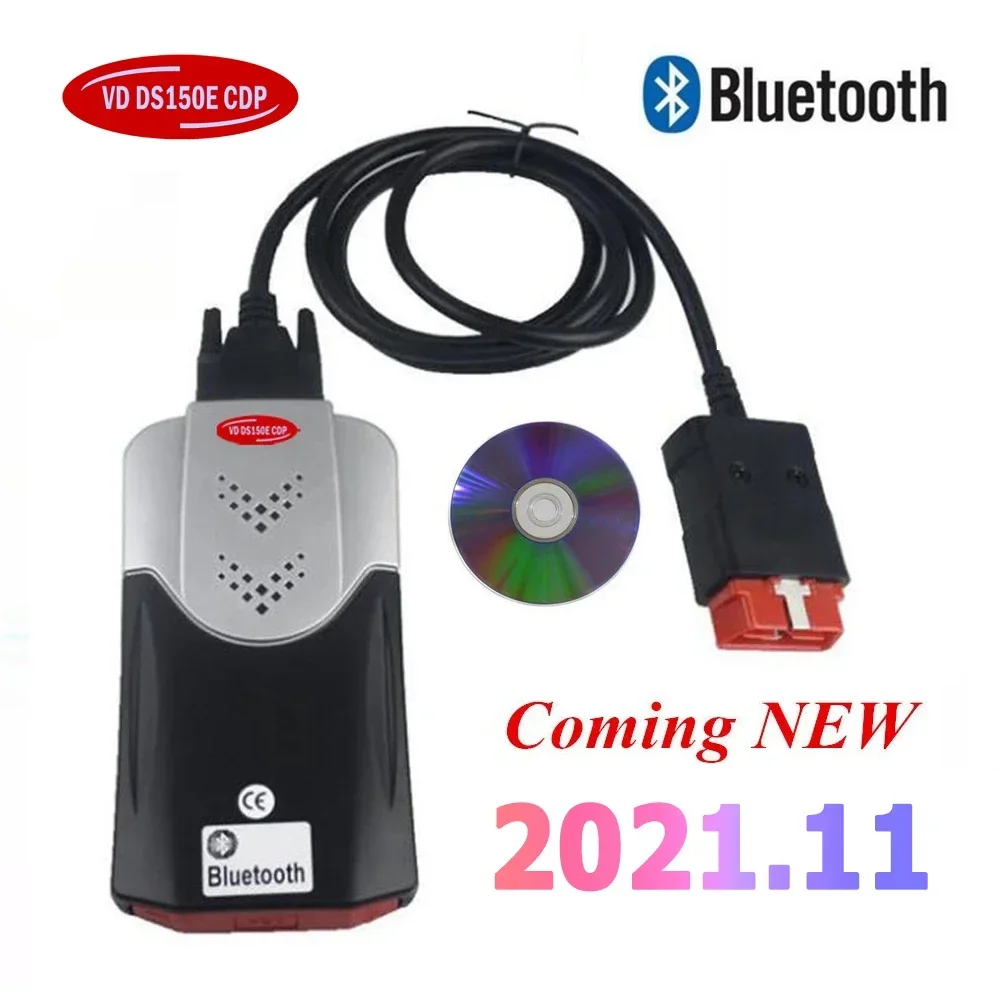 Фото Диагностика OBD2 WOW CDP 2021.11 Keygen TNESF DELPHIS ORPDC Vd DS150e Cdp Bluetooth New Vci OBD2 Scanner Tools for Car Truck №2