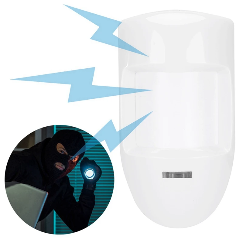 3X 12V Wired Dual PIR Motion Sensor Infrared Probe Burglar Alarm Detector Home Security System images - 6
