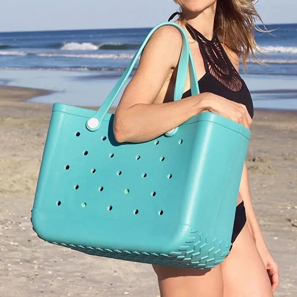 Standing Storage Bag For Women Shoulder Bag Handbag Waterproof EVA Tote Bag Outdoor Picnic Beach Bag Shopping Bag
