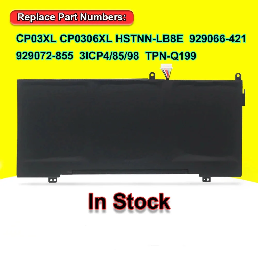 Аккумулятор для ноутбука HP Spectre x360 13-ae049ng 13-ae040ng 13-ae011ur 13-ae052nr HSTNN-LB8E 3ICP4/85/98 с