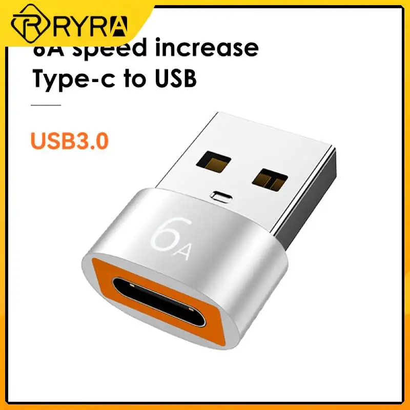 

Переходник RYRA 6A Type C «Мама»-USB A «папа», адаптер OTG, коннектор USB C для Iphone 13, Samsung S22, Xiaomi 12S, Oneplus Tipo C, конвертер