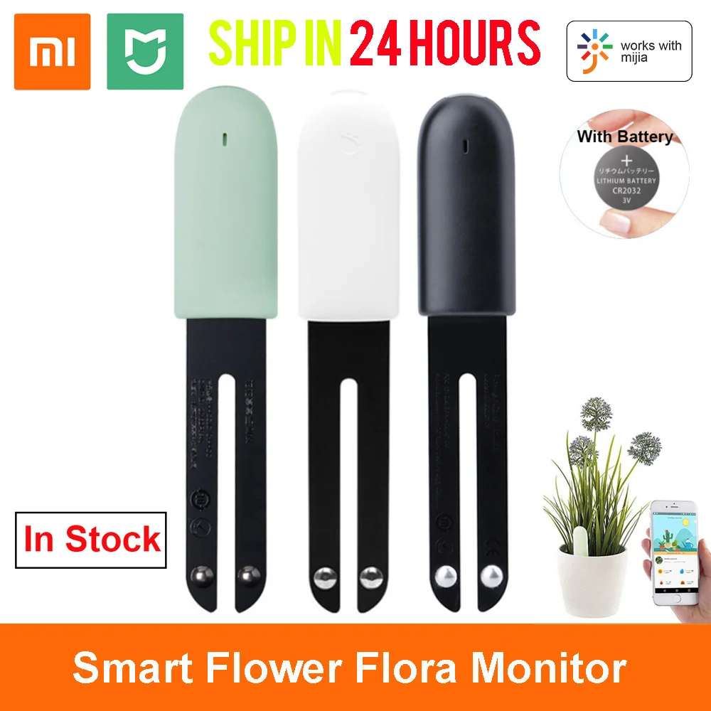 

Hhcc flora garden care monitor plant soil grass fertility water intelligent tester sensor flower gardening detector for xiaomi