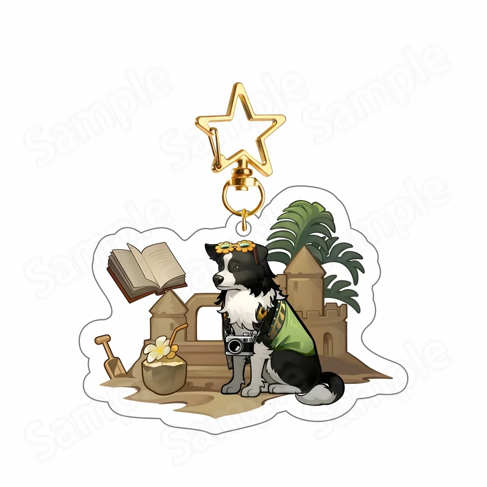 Новинка: Брелок-подставка Q Reverse: 1999 Chibi из акрила, 6 см, подвеска для сумки, декор для рабочего стола, подарок для фанатов (art.: 3920db0701708) - 3920db0701708