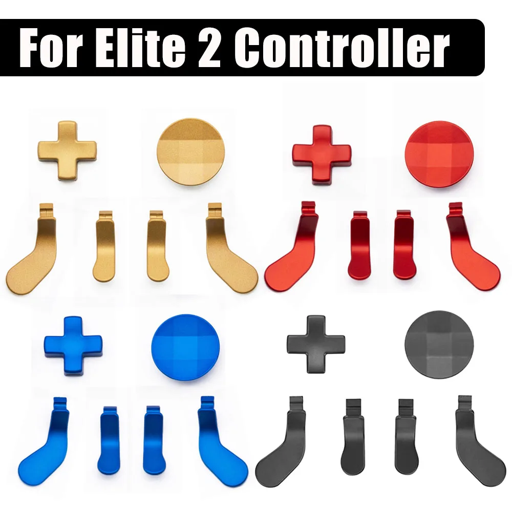 

For Xbox One Elite Series 2 Controller D-Pad Direction Key Metal Back Paddle Set Buttons Repair Parts DIY Accessories