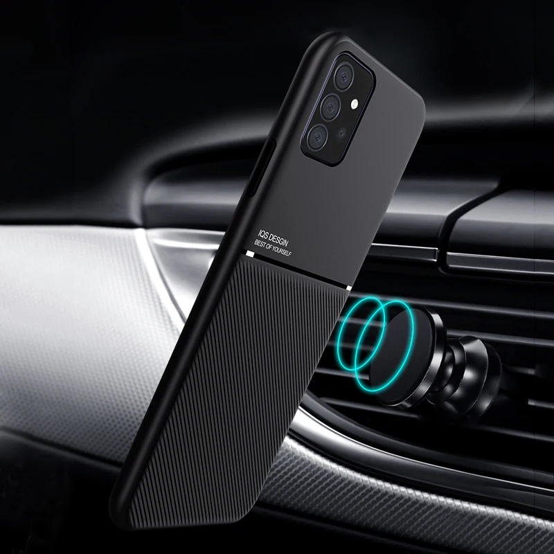 Leather Car Holder Case For Samsung Galaxy A52 A52S A54 5G S23 S21 FE S22 Ultra S10 Plus S Note 9 10 9 S10E A50 S9 A 54 52 Cover