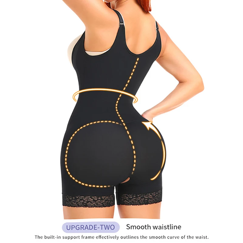 Classic Full Body Shapewear Bodysuit Fajas Reductoras y Modeladoras Mujer Slimming Body Shaper Waist Trainer Butt Lifter Girdle