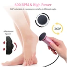 Электрический педикюрный инструмент для ухода за ногами, пилки, педикюрное средство для удаления мозолей, перезаряжаемая пилка для ног, пилка для удаления омертвевшей кожи, средство для удаления мозолей