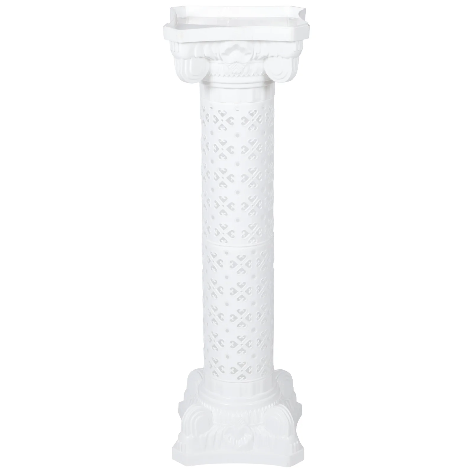 

Roman Column Flower Pot Urn Pot Outdoor Planters Decorate Pedestal Stand Plastic Urn Planter Greek Decor