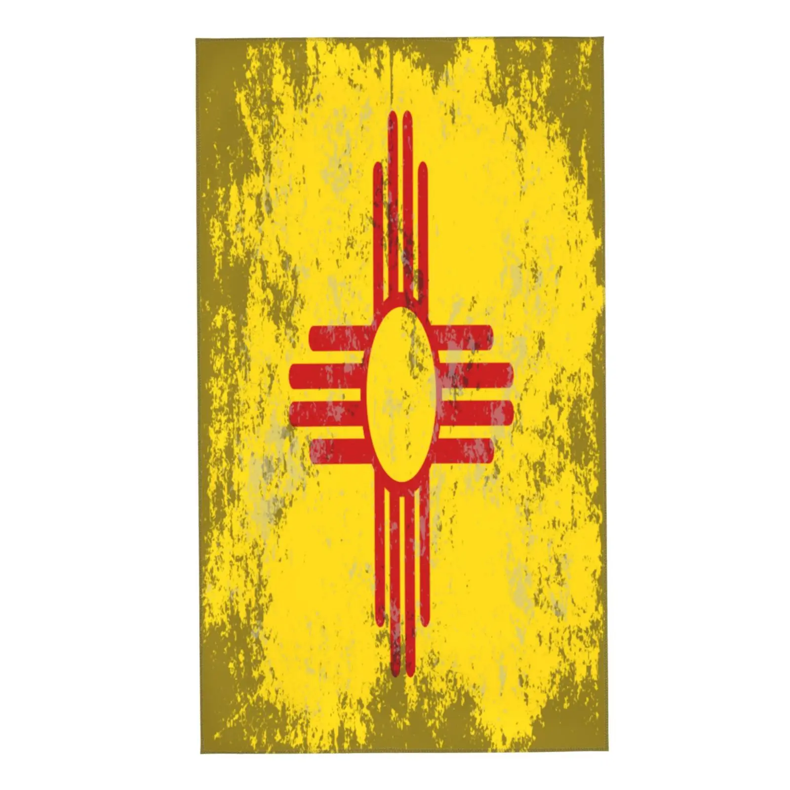 

Face Towel New Mexico old retro scratched style state flag Soft Bath Hotel Spa Hand Gym Sport Towelsasciugamani da bagno