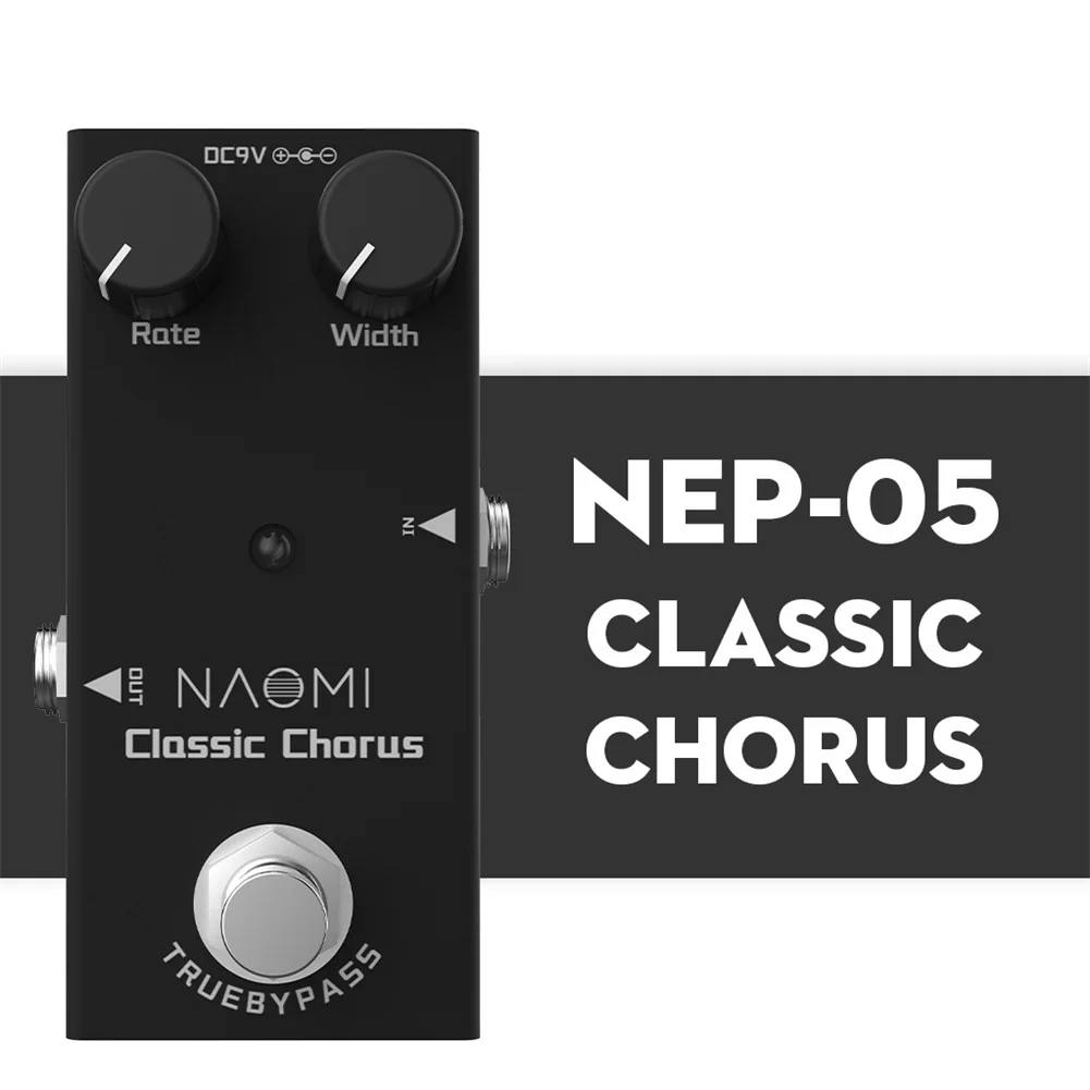

Guitar Pedal Electric Guitar Effects Pedal CLASSIC CHORUS Mini Single DC 9V NEP-05 Guitar Accessories