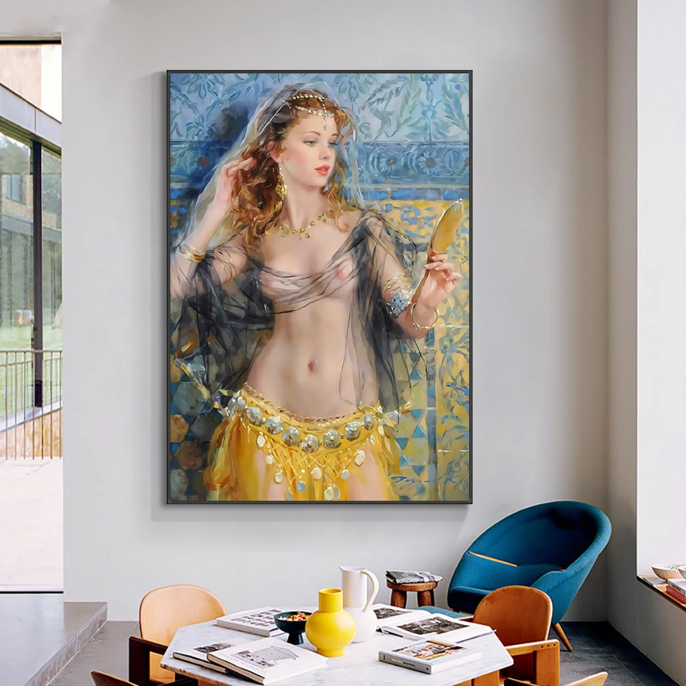 

Abstract Naked Women Canvas Painting Modern Nordic Girl Posters And Prints Wall Art For Girl Room Home Decoration