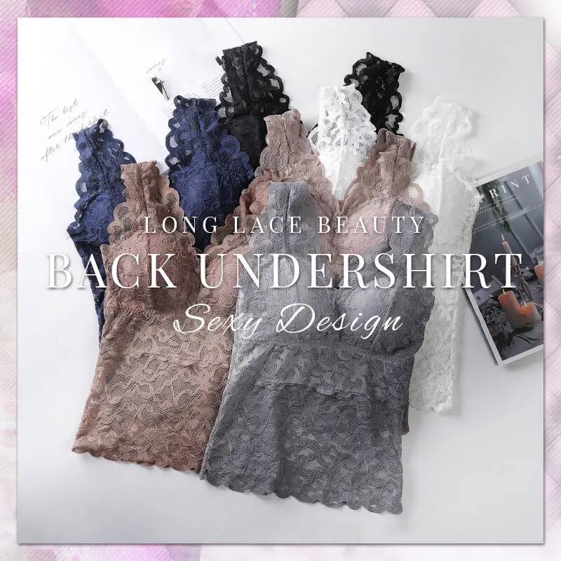 

V Neck Tops Women Lace Crop Top Female Sexy Lingerie Underwear V Back Cropped Tops Fashion Lace Brassiere Tank Top Removable Pad