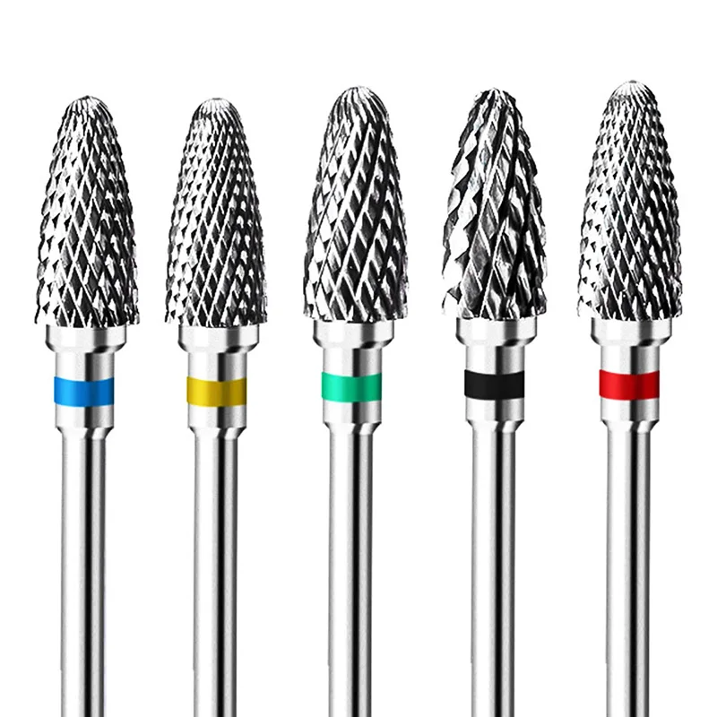

Инструменты для ногтей карбидные наконечники 2,35 мм хвостовик клубника лабораторная дрель вольфрамовые стальные резаки пилка для маникюра