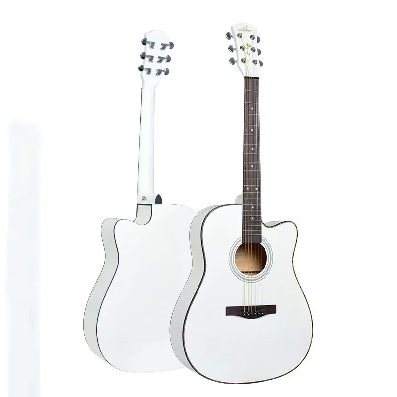 

Professional Acoustic Bass Guitar Pickup Folk Six-string Jazz Guitar Music Man Veneer 41 Inches Guitarra Musical Instrument