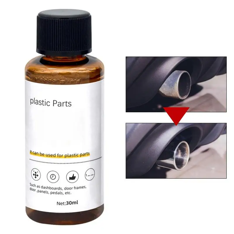 

Revitalizing Coating Agent For Car 30ml Ceramic Trim Coat Kit Quick Trim Restorer Ceramic Coating Professional Paint Sealant