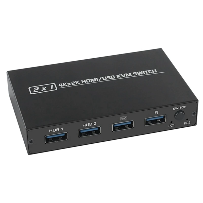 HDMI-совместимый сплиттер 4K переключатель KVM USB 2 0 в 1 для ТВ-приставки монитор