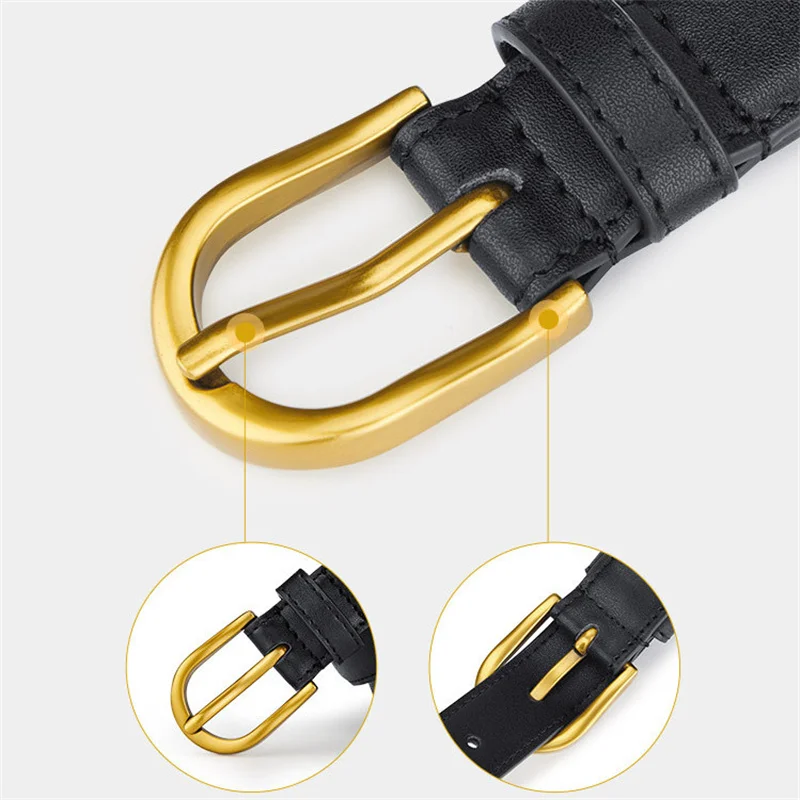 Ремень WILLIAMPOLO из натуральной кожи Женский модный декоративный пояс с