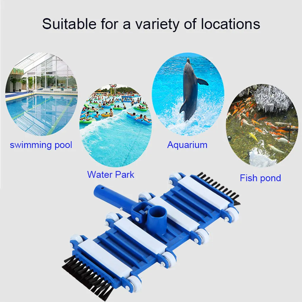 

Pool Suction Head Spa Free Rotation Pond Accessories Quick Joint 14 Inch Cleaning Tool Highly Efficient Vacuum Part