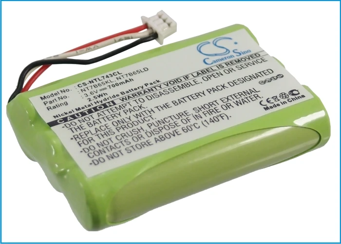 

Cameron Sino Cordless Phone Replacement Ni-MH Battery 700mAh For KIR 3040 Free Tools