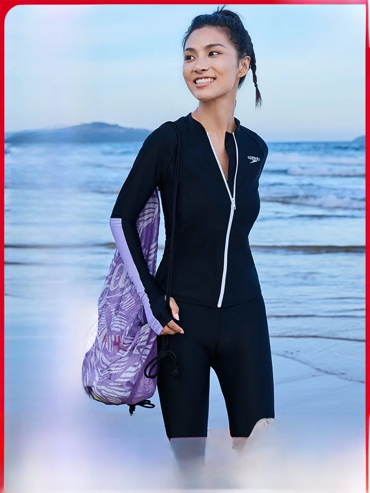  Женский солнцезащитный купальник двойного назначения для серфинга новинка 2024