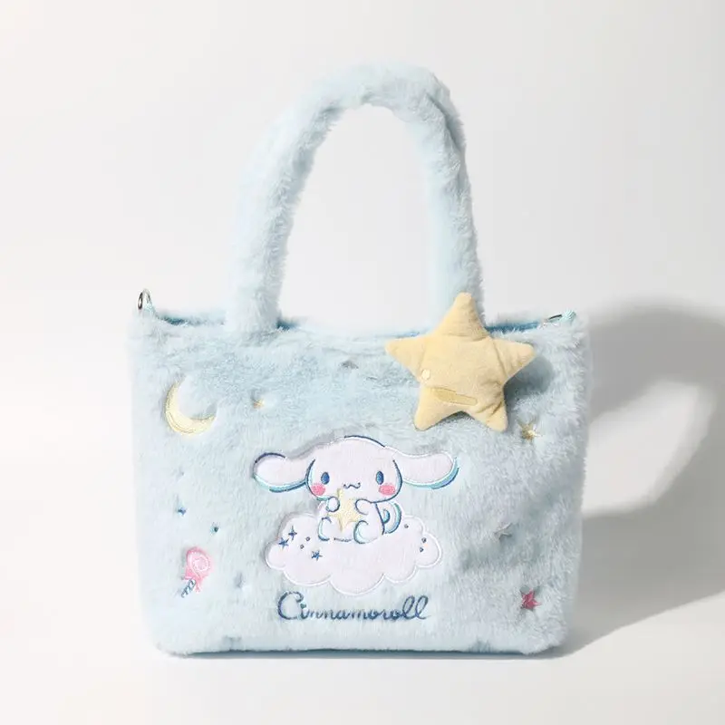 Sanrio Осень/Зима плюшевая ручная сумка через плечо Милая и милая Нефритовая Guigou