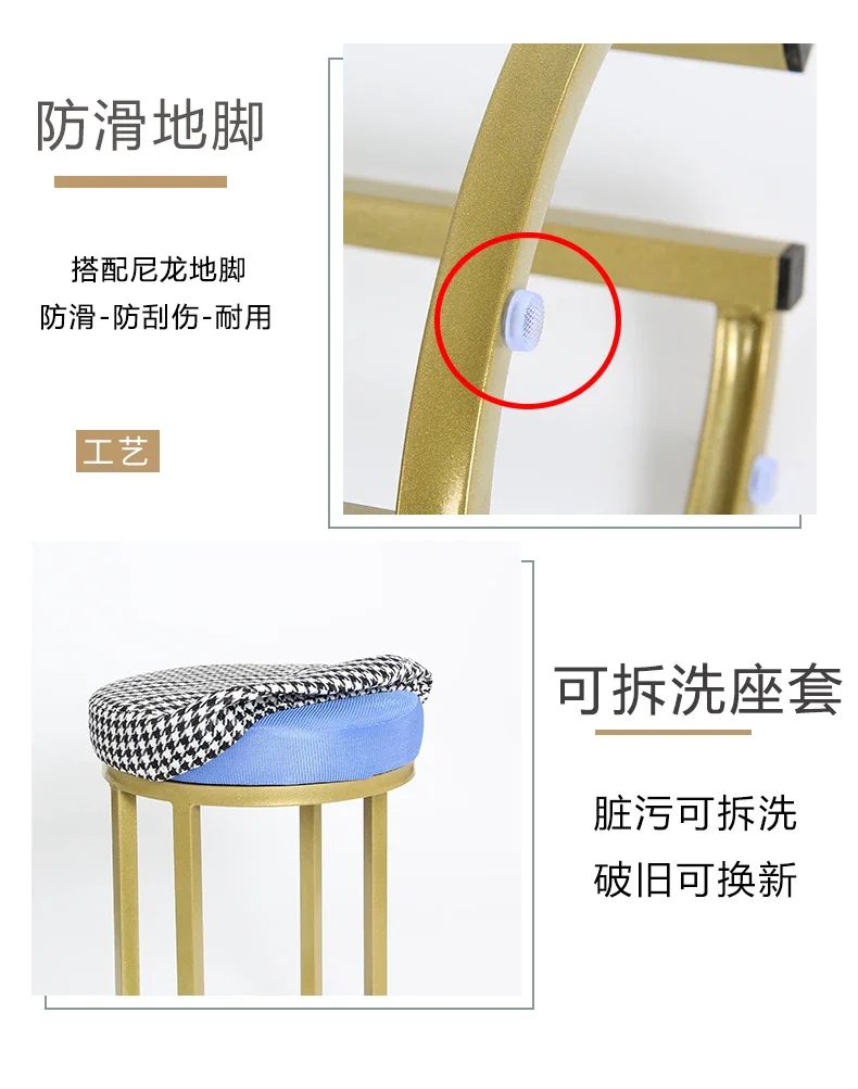 Роскошное кресло для макияжа девочек спальни минималистичное современное