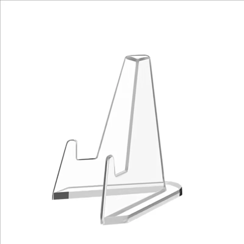 Прозрачные держатели для карт из пластика, набор с подставкой