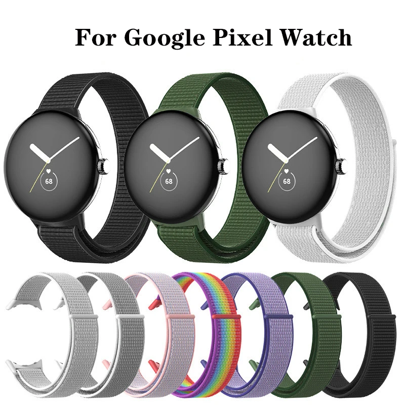 

Ремешок нейлоновый для Google Pixel Watch, спортивный браслет для Pixel Smartwatch, сменный Браслет для наручных часов, аксессуары