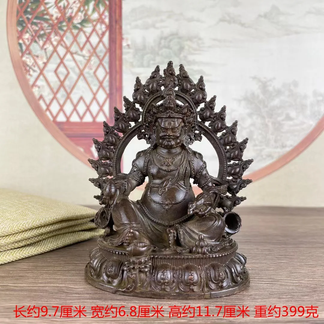 

Старинная бронзовая статуэтка Бога богатства