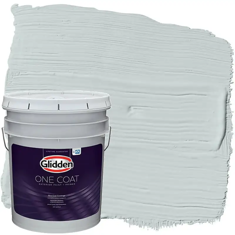 

Coat Exterior Paint + Primer Winter Chill / Gray, Semi-Gloss, 5 Gallons