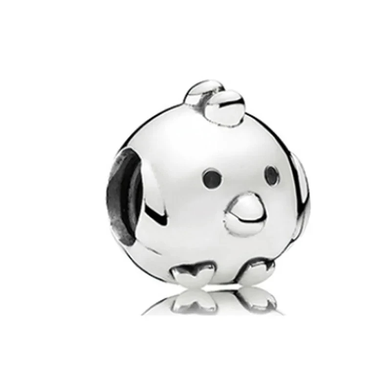 Модные бусины в форме сердца с кубическим цирконием лидер продаж 2024