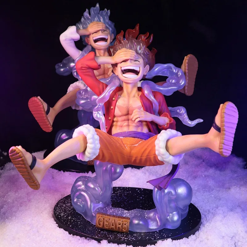 

One Piece Luffy Gear 5 Аниме Фигурка Sun God Nikka 17 см ПВХ Фигурка Статуя Коллекционная модель Кукла игрушки для детей подарок