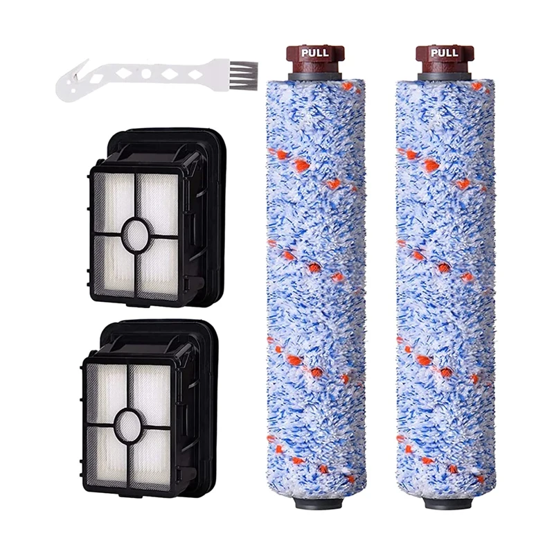 

1868 Multi-Faceted Brush Rolls And 1866 Filters Suitable For Bissell Crosswave 1785 2306 Series Vacuum Cleaners