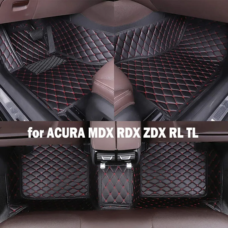 

Высококачественные кожаные автомобильные коврики CRLCRT для ACURA MDX RDX ZDX RL TL CDX ILX TLX TSX RSX, автомобильные аксессуары, коврик