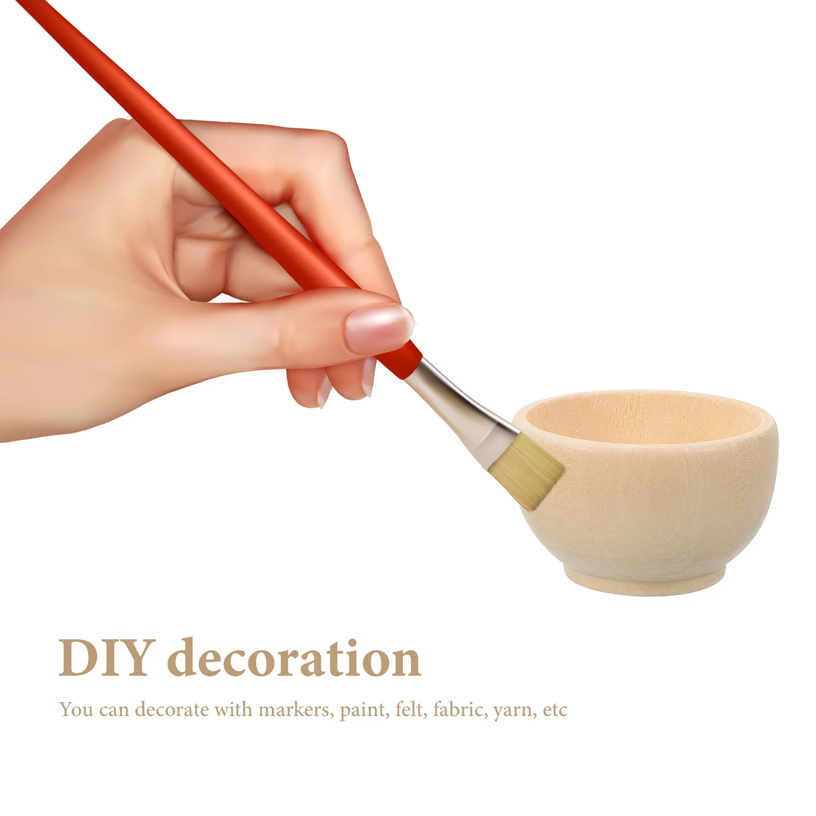 10 шт. детские деревянные мини-столовые приборы