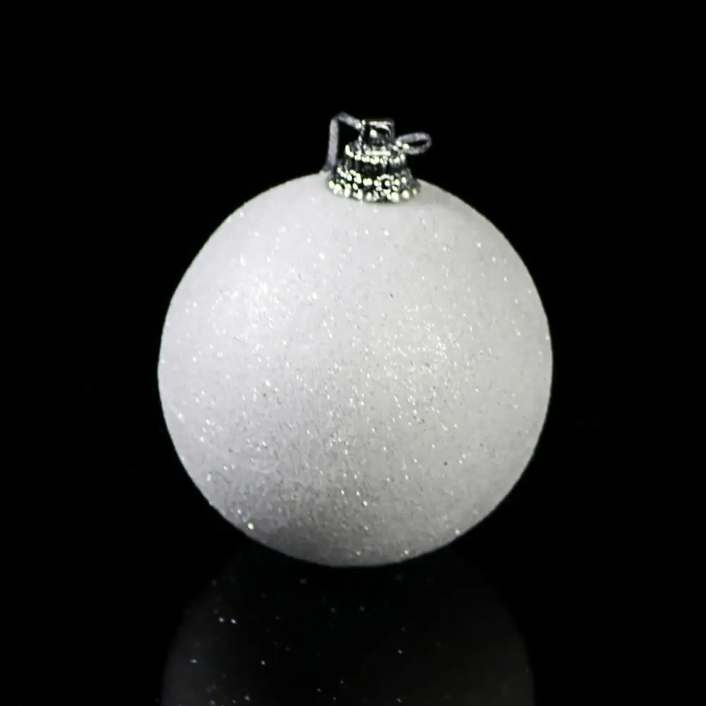 Белые Рождественские шары красивые украшения для рождественской елки